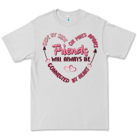 Dove Grey side by or miles apart friends will always be conn Premium Tee - MaliasSmallBusiness