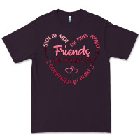 Plum side by or miles apart friends will always be conn Premium Tee - MaliasSmallBusiness