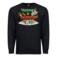 Black Normal Is Overrated Premium Sweatshirt - FaDigitalArtStudio