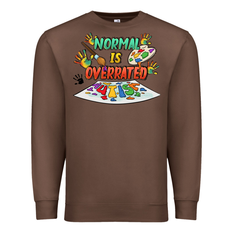 Normal Is Overrated Premium Sweatshirt by FaDigitalArtStudio | Teevron