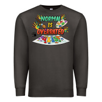 Smoke Normal Is Overrated Premium Sweatshirt - FaDigitalArtStudio