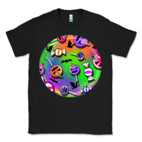 Black halloween round earrings 4 Classic Tee - BundleAndBundleShop