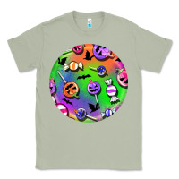 Matcha halloween round earrings 4 Classic Tee - BundleAndBundleShop