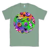 Sage halloween round earrings 4 Classic Tee - BundleAndBundleShop