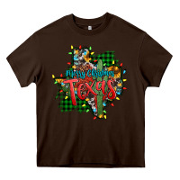 Chocolate Brown western desert christmas texas map Heavy Core Tee - Jasminsmagicworld