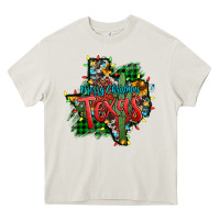 Cream western desert christmas texas map Heavy Core Tee - Jasminsmagicworld