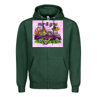 Sports Green Mardi Gras with gnomies tumbler Zipper Hoodie - HowdyJamesFarm