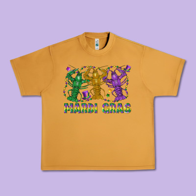 Mardi Gras Crawfish Urban Heavy Tee Designed By Lillyallendesigns