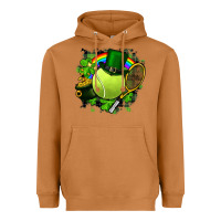 Meerkat St. Patrick's Day Tennis Heavyweight Hoodie - FaDigitalArtStudio
