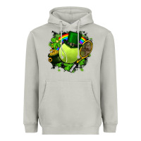 Moon Dust St. Patrick's Day Tennis Heavyweight Hoodie - FaDigitalArtStudio