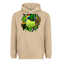 St. Patrick's Day Tennis Heavyweight Hoodie | Teevron