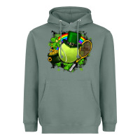 Sage St. Patrick's Day Tennis Heavyweight Hoodie - FaDigitalArtStudio