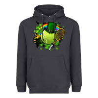 Smoke St. Patrick's Day Tennis Heavyweight Hoodie - FaDigitalArtStudio