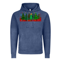 Vintage Denim christmas trees libbey glass Vintage Hoodie - BundleAndBundleShop