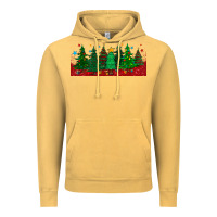 Christmas Trees Libbey Glass Vintage Hoodie | Teevron