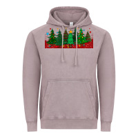 Vintage Zinc christmas trees libbey glass Vintage Hoodie - BundleAndBundleShop