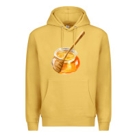 Antique Gold honeypot and honeydipper fa element Premium Hoodie - FaDigitalArtStudio