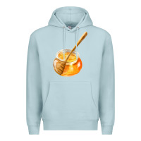 Blue Mist honeypot and honeydipper fa element Premium Hoodie - FaDigitalArtStudio