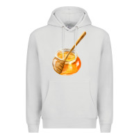 Dove Grey honeypot and honeydipper fa element Premium Hoodie - FaDigitalArtStudio