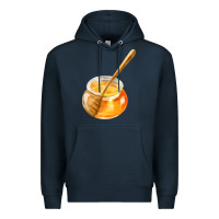 Navy honeypot and honeydipper fa element Premium Hoodie - FaDigitalArtStudio