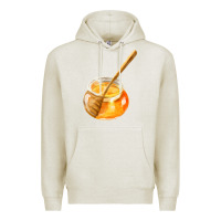 Oatmeal Heather honeypot and honeydipper fa element Premium Hoodie - FaDigitalArtStudio