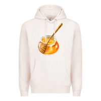 Pale Pink honeypot and honeydipper fa element Premium Hoodie - FaDigitalArtStudio