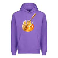 Purple honeypot and honeydipper fa element Premium Hoodie - FaDigitalArtStudio