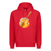 Red honeypot and honeydipper fa element Premium Hoodie - FaDigitalArtStudio