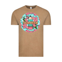 Vintage Coffee teacher floral pencil round earring Vintage Tee - BundleAndBundleShop