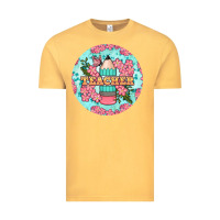 Vintage Mustard teacher floral pencil round earring Vintage Tee - BundleAndBundleShop
