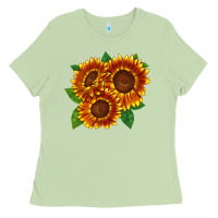 Matcha tiger eyes sunflower Ladies Tee - LillyAllenDesigns