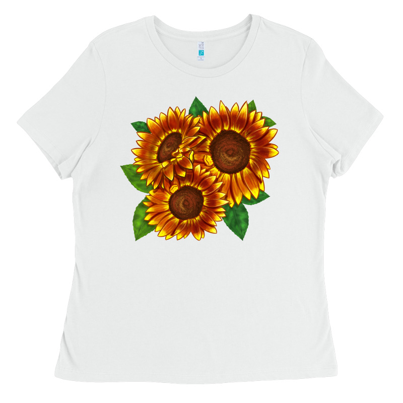 Tiger Eyes Sunflower Ladies Tee by LillyAllenDesigns | Teevron