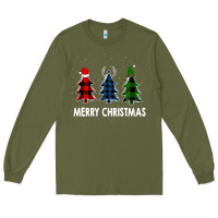 Army Green Merry Christmas Long Sleeve Tee - Bettercallsaul