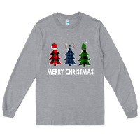 Heather Grey Merry Christmas Long Sleeve Tee - Bettercallsaul