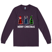Plum Merry Christmas Long Sleeve Tee - Bettercallsaul