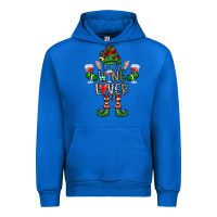 Cobalt I'm The wine Lover Elf Urban Hoodie - CowhideDigitalArt