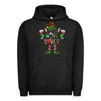 Pigment Black I'm The wine Lover Elf Urban Hoodie - CowhideDigitalArt