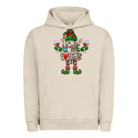 Pigment French Oak I'm The wine Lover Elf Urban Hoodie - CowhideDigitalArt