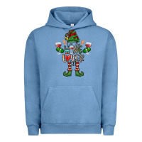 Pigment Pebble Blue I'm The wine Lover Elf Urban Hoodie - CowhideDigitalArt