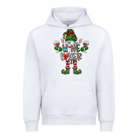 White I'm The wine Lover Elf Urban Hoodie - CowhideDigitalArt