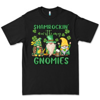 Black shamrock with my gnomies Premium Tee - MaliasSmallBusiness
