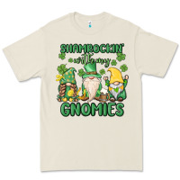 Bone shamrock with my gnomies Premium Tee - MaliasSmallBusiness