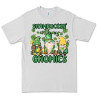 Dove Grey shamrock with my gnomies Premium Tee - MaliasSmallBusiness