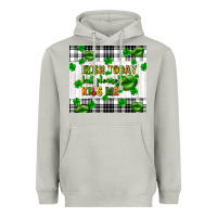 Moon Dust Irish today but please kiss me st. patricks day Heavyweight Hoodie - FaDigitalArtStudio