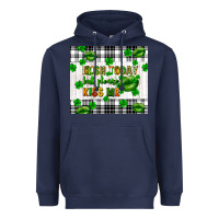 Navy Irish today but please kiss me st. patricks day Heavyweight Hoodie - FaDigitalArtStudio