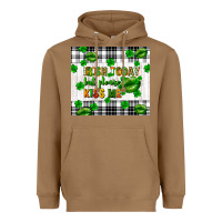 Toasted Coconut Irish today but please kiss me st. patricks day Heavyweight Hoodie - FaDigitalArtStudio