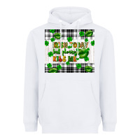 White Irish today but please kiss me st. patricks day Heavyweight Hoodie - FaDigitalArtStudio