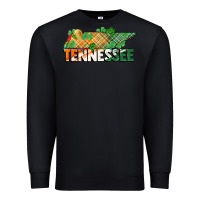 Black tennessee map st patrick's day Premium Sweatshirt - FaDigitalArtStudio