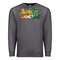 Charcoal Heather tennessee map st patrick's day Premium Sweatshirt - FaDigitalArtStudio