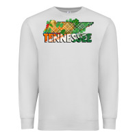 Dove Grey tennessee map st patrick's day Premium Sweatshirt - FaDigitalArtStudio